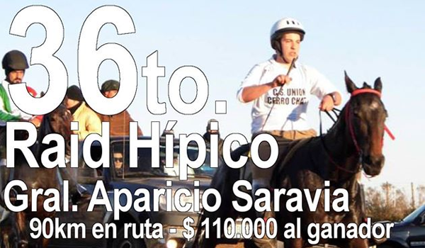 16.04.2015 El 31 de mayo se realizará la 36ª edición del Raíd «Aparicio Saravia»