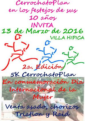 24.02.2016 Este 13 de marzo, Cerro Chato Plan festejará su aniversario Nº10
