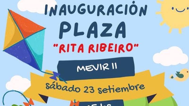 14.09.2023 Inauguración de la Plaza «Rita Ribeiro» en Mevir II con concurso de cometas y disfraces