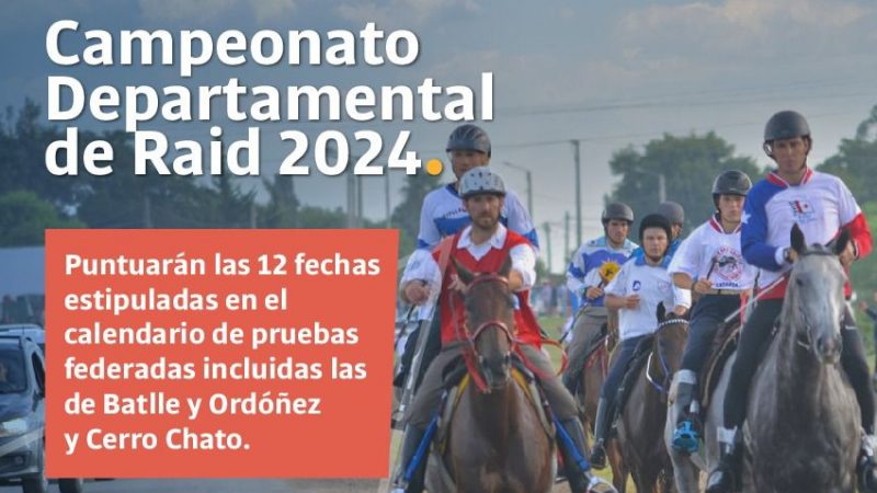 01.01.2024 Intendencia de Florida presentó el Campeonato Departamental de Raíd 2024 con dos fechas en Cerro Chato