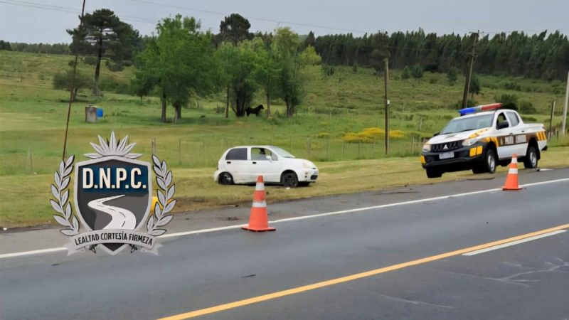 Acompañante de vehículo murió en choque por alcance en ruta 11, Canelones