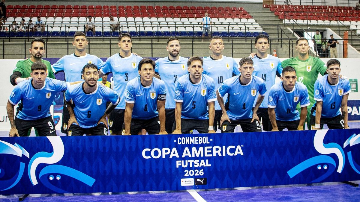 Uruguay tuvo un notable arranque en la Copa América de fútbol sala, pero perdió a Mathías Fernández por una grave lesión