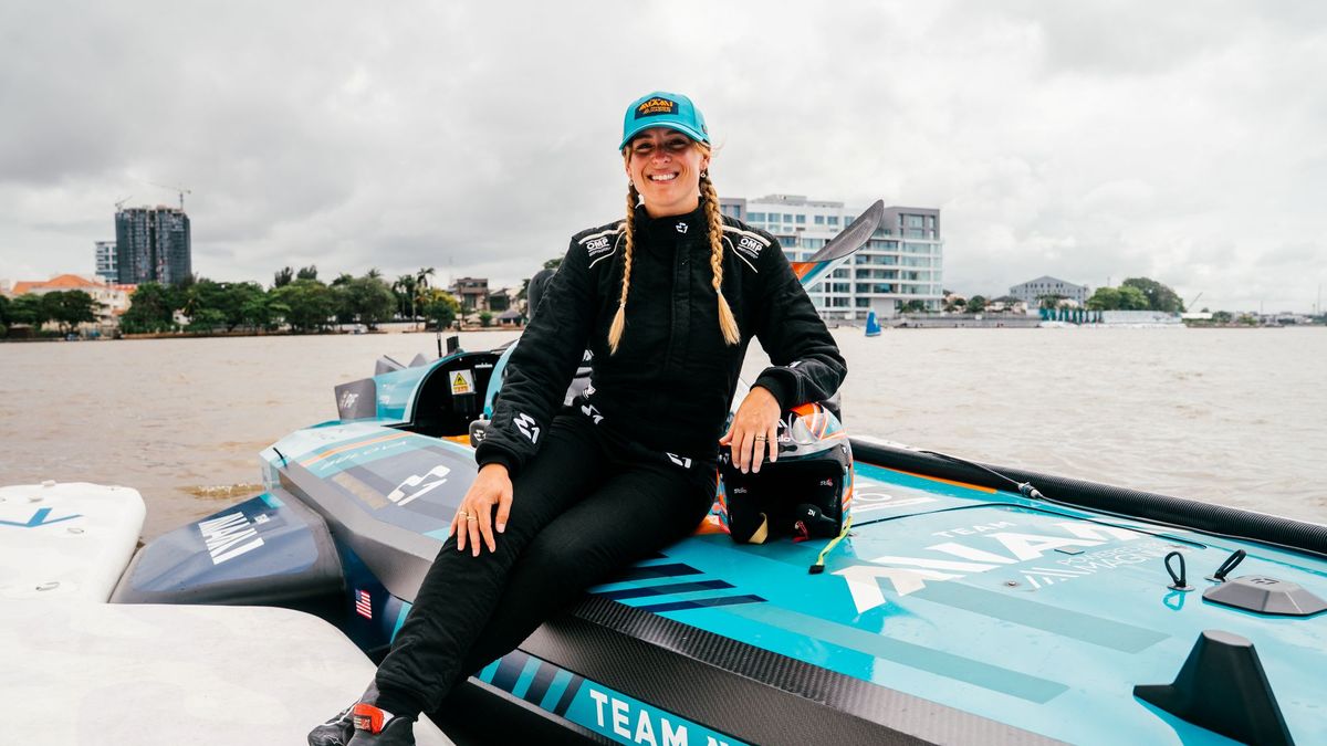 La piloto uruguaya Patricia Pita tuvo su debut en la temporada 2026 de mundial E1 de lanchas eléctricas