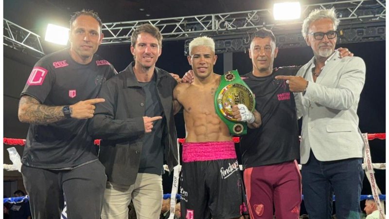 La Pantera Cardozo ganó en Punta del Este y retuvo el título continental de boxeo tras ganar por KO
