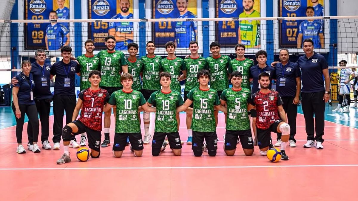 Lagomar, un club con aroma familiar que escaló de la divisional F en Uruguay hasta ganar un partido en el Sudamericano de Clubes de vóleibol