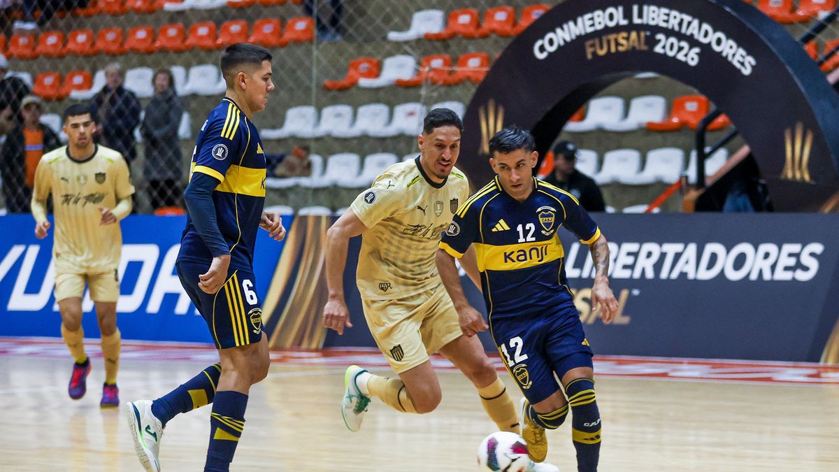 Peñarol recibió otra goleada en la Copa Libertadores de fútbol sala, ante Boca Juniors, y quedó muy complicado para pasar a cuartos