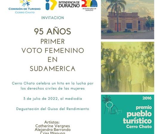 03.07.2022 Gran celebración a los 95 años de primer voto femenino en Sud América.