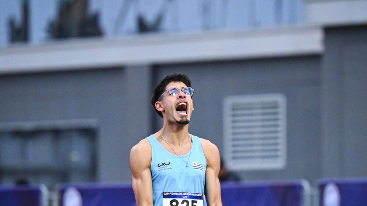 Santiago Lazar ganó medalla de oro en los 100 metros llanos del Iberoamericano sub 20 de Lima y batió el récord nacional de la categoría