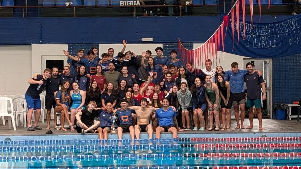 Biguá se consagró campeón nacional de natación en piscina corta en un torneo que tuvo diez récords nacionales