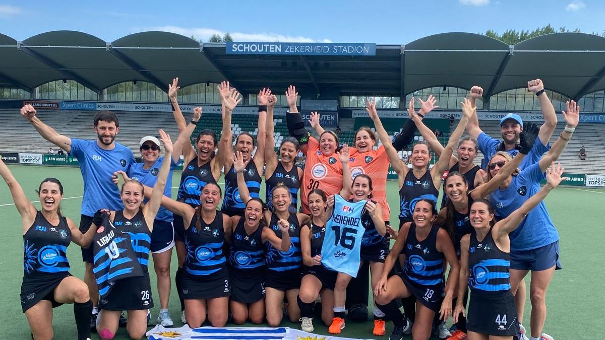 Uruguay vicecampeón mundial master de hockey sobre césped en Róterdam: la categoría +45 años jugó un torneo memorable, la +40 tuvo a la goleadora del certamen y la +50 derrotó a Países Bajos